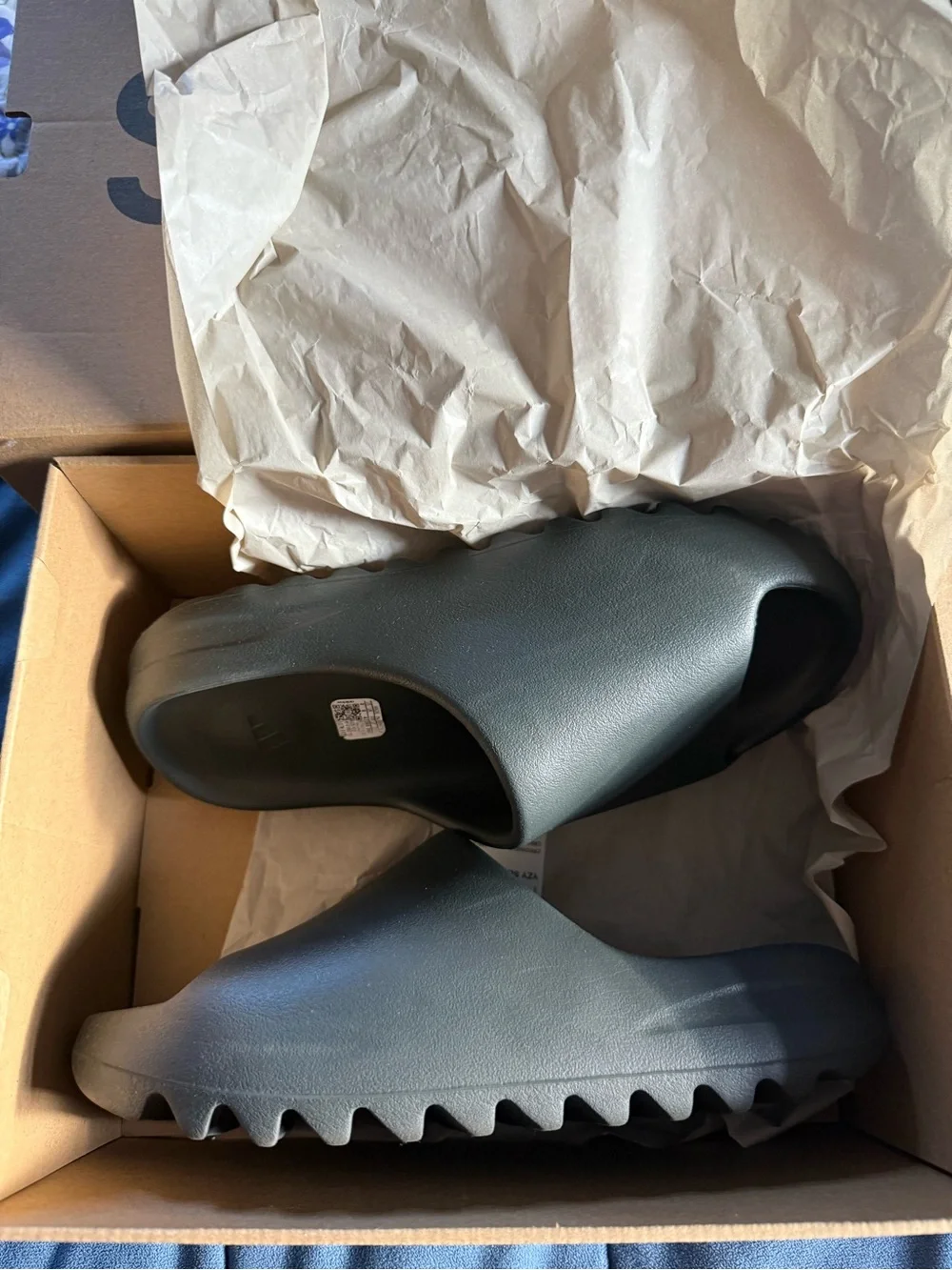adidas YZY Slide Box in Brown Kraft